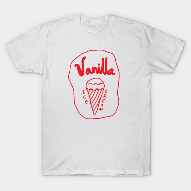 VANILLA ICE CREAM T-Shirt by zzzozzo
